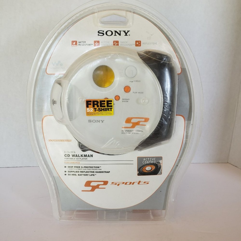 New Sealed Old Stock Sony Sport CD Walkman